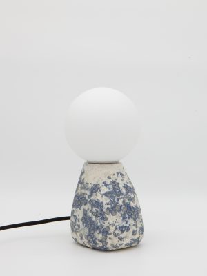 Lampe à poser Terrazzo  bleue  01