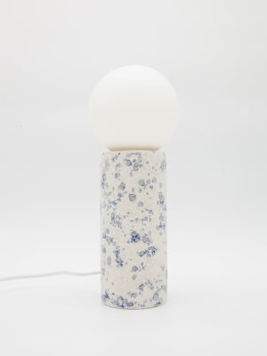 Lampe à poser Eclogite bleue